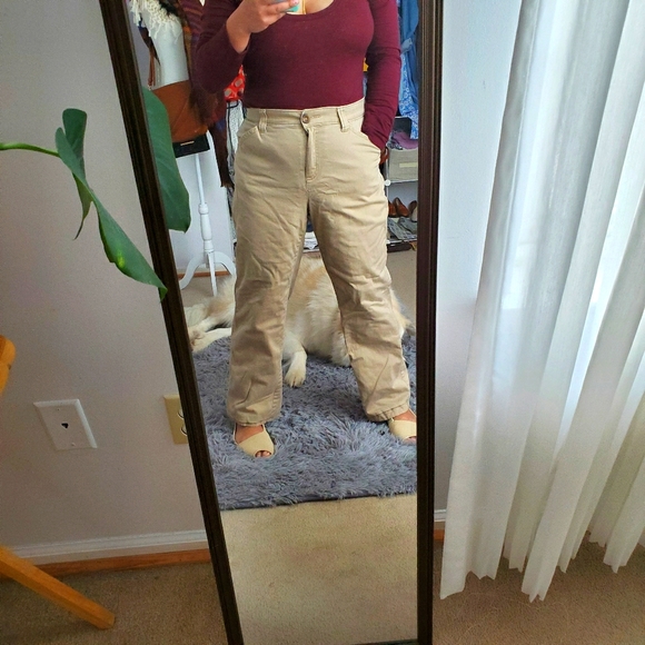 Llbean Classic Lined Khaki Pants 
